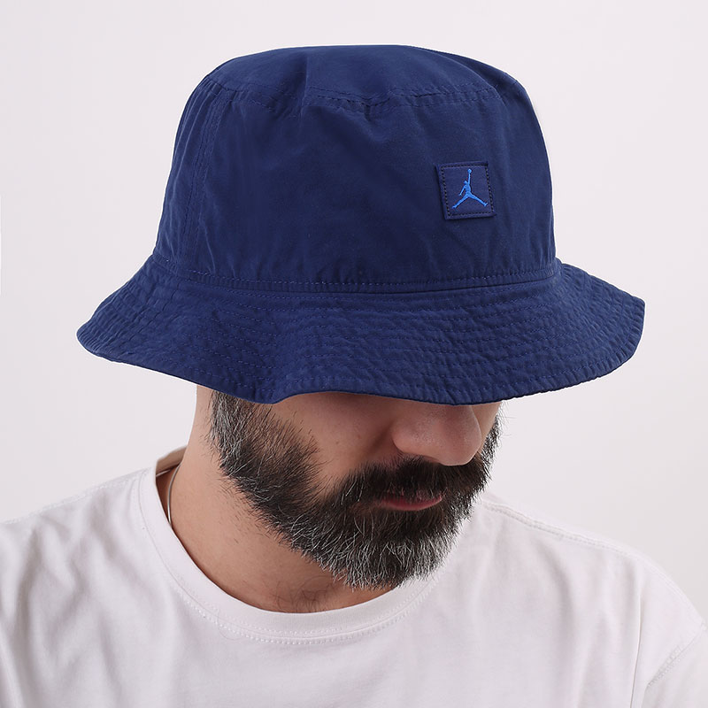  синяя панама Jordan Jumpman Bucket Cap DC3687-492 - цена, описание, фото 1